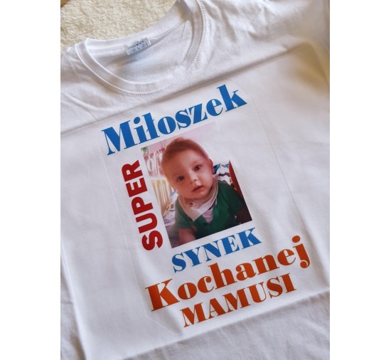 Koszulka ze zdjęciem dziecka lub dzieci DLA MAMY