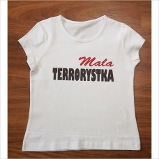 Koszulka Mała terrorystka  KOSZULKA DZIECIĘCA