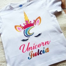 Koszulka Unicorn ( imię dowolne)  KOSZULKA DZIECIĘCA